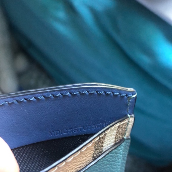 Burberry blue card holder - Picture 9 of 12